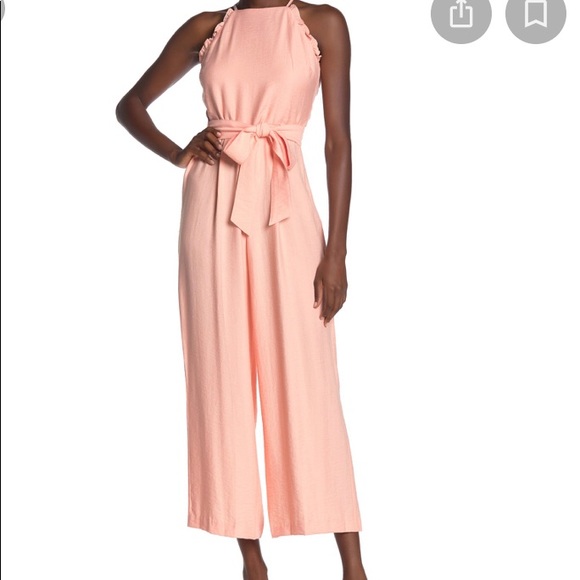Cynthia Steffe Pants - 🌹Cece by Cynthia Steffe ruffle halter jumpsuit 16